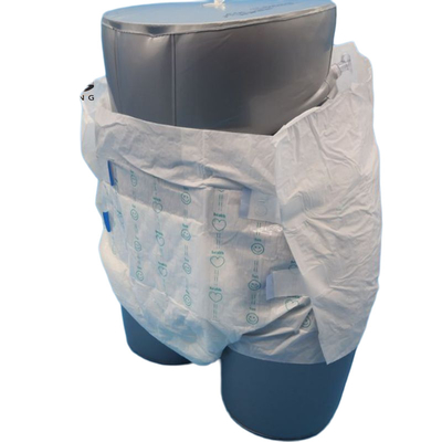 Freely Sample Medium Size Soft Backsheet Adult Diaper for Heavy Absorbency