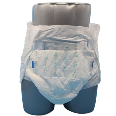 Freely Sample Medium Size Soft Backsheet Adult Diaper for Heavy Absorbency