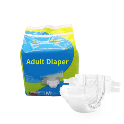 เปลือยเด็กผู้ใหญ่ที่มีความอ่อนแอ (Hypoallergenic Adult Diapers) พร้อมตัวชี้ความชื้นและสายรัดเข็มขัดยืดหยุ่น (20 เปลือยเด็ก/กระเป๋า)