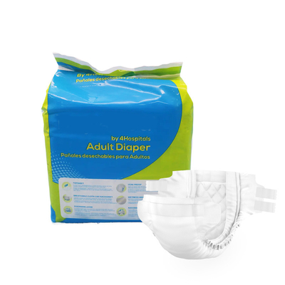 Hypoallergenic Hypoallergenic Adult Diaper with Closure Type and Gathered Leg Cuffs