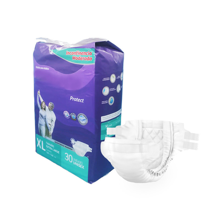 Adult Diaper Precision Machining with Gathered Leg Cuffs Aluminum Machining Center in Cotton / Polyester Blend