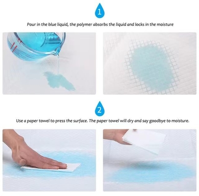 กันน้ํา 3 ชั้น Underpads ทุกวันที่มี 4 สายติด