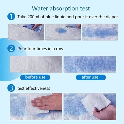 การซึมซึมกลางคืน ผู้ใหญ่ผ้าปูสั้น Hypoallergenic 20 จํานวน